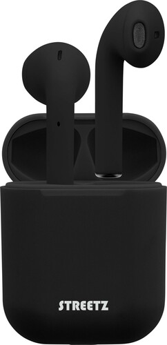 Streetz In-Ear Kopfhörer/Headset BT 5.0 Ladecase, schwarz TWS-0003