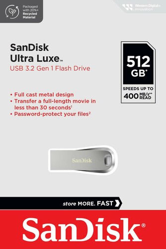 Sandisk USB 3.1 Stick 512GB Sandisk,Ultra Luxe SDCZ74-512G-G46