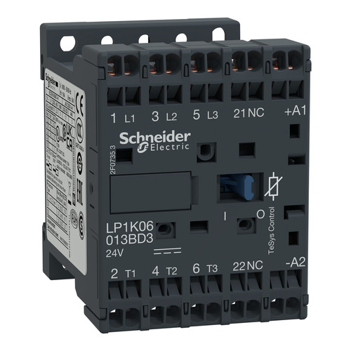 Schneider Electric Leistungsschütz 6A 24V DC m.Diode LP1K0601BD3