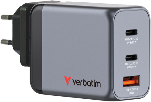 Verbatim Ladeadapter Universal GNC-65,GaN,65W,gr 32201