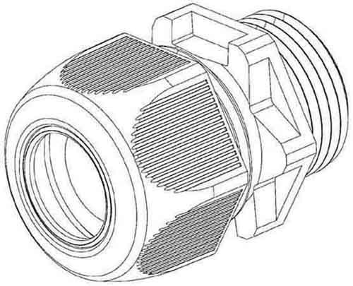 HKL Kabelverschraubung gr,D=14-20mm 350M32