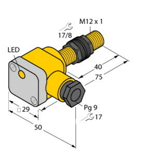 Turck Sensor induktiv BI2-P12SK-AP6X