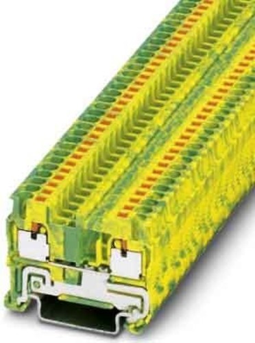 Phoenix Contact Schutzleiter-Reihenklemme 5,2 mm, grün-gelb PT 2,5-PE