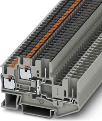 Phoenix Contact Durchgangsreihenklemme 0,14-4qmm, 5,2mm, gr PTTB 2,5/2P-PV