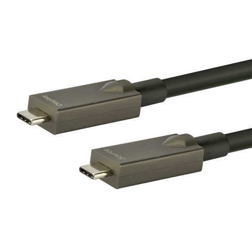 E+P Elektrik USB-C AOC-Kabel 15m,USB 3.2 Hybrid OCC15