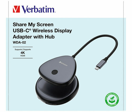 Verbatim Wireless Adapter Hub WDA-02 32147 Verbatim Wireless Adapter Hub WDA-02 32147