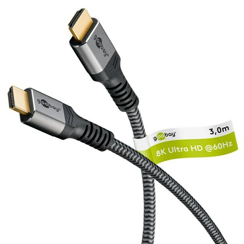 Goobay HDMI Kabel HighSpeed 3m 8K60Hz,Typ A/A 65262