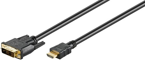 Goobay DVI-D/HDMI-Kabel Single-Link/St(TypA) 51581