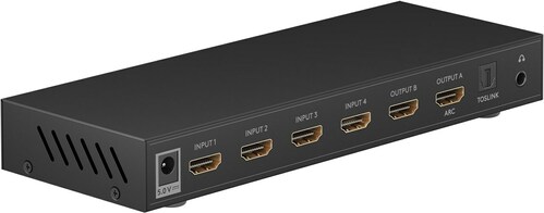 Goobay HDMI-Matrix-Schalter 4auf2,4K,30Hz 58478