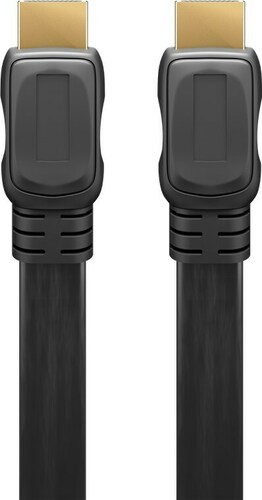Goobay High-Speed-HDMI-Flachkabel Ethernet,4K,60Hz 61281