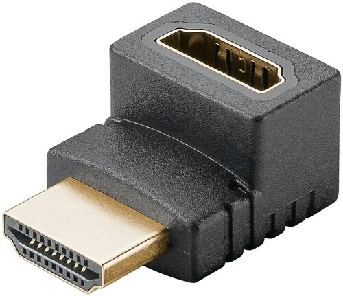 Goobay HDMI-Winkeladapter 90°,8K,60Hz,Bu/St 65744