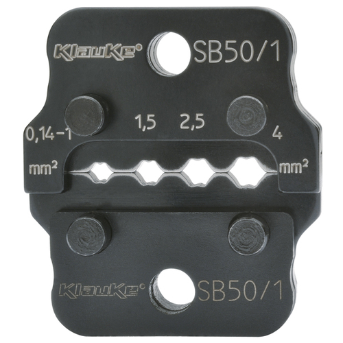 Klauke Presseinsatz f. gedr. Rundstecker SB501