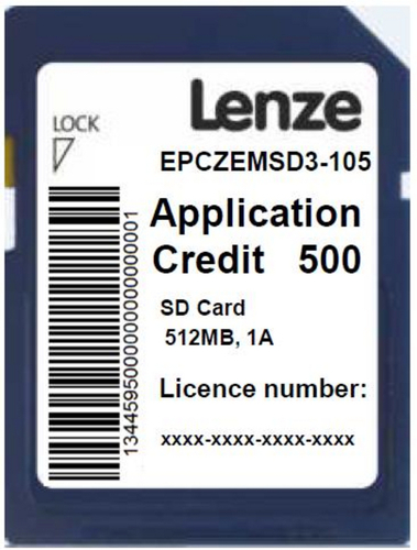 Lenze Speichermodul EPCZEMSD0L1050