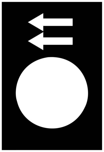 Schneider Electric Symbolschild schwarz ZB2BY2905