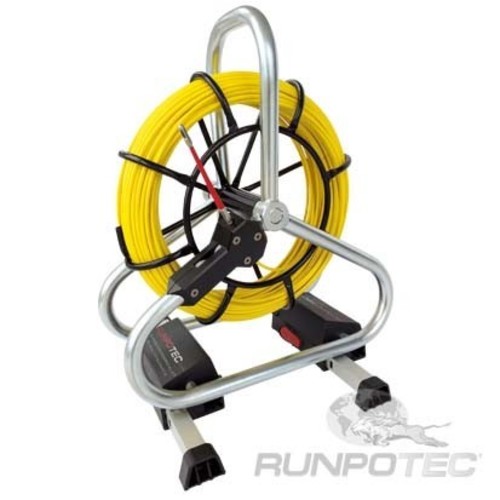 Runpotec Profi-Set Glasfaserstab Runp. 4,5mm RG6 40m 10055