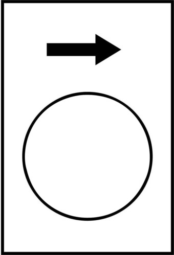 Schneider Electric Symbolschild weiß ZB2BY4901
