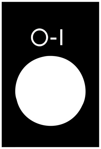 Schneider Electric Anzeigeschild 30x40, 0-I ZB2BY2178 Schneider Electric Anzeigeschild 30x40, 0-I ZB2BY2178