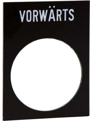 Schneider Electric Textschild VORWÄRTS ZB2BY2205