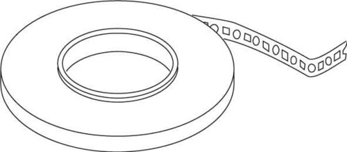 HKL Lochbandeisen 17x0,80mm 519/17 (VE10m)