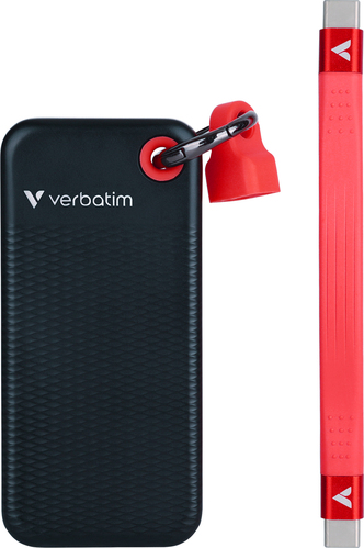 Verbatim SSD 2TB USB 3.2 Typ-C Pocket, sw-rot VERBATIM 32196