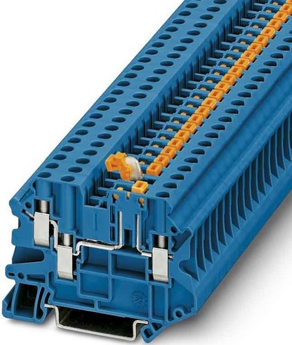 Phoenix Contact Durchgangsreihenklemme 0,14-6qmm, 6,2mm, bl UT 4-TWIN-MT BU