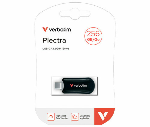 Verbatim USB 3.2 Stick 256GB Typ-C (R)100MB/s,(W)25MB/s 30226
