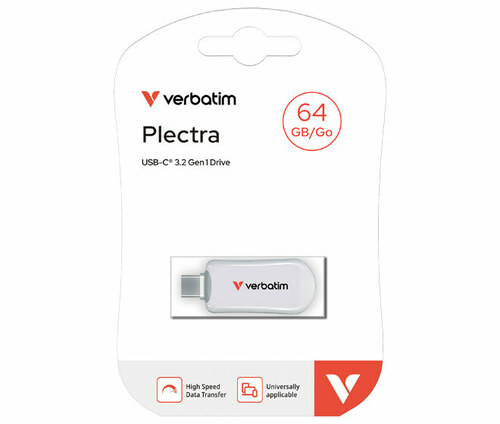 Verbatim USB 3.2 Stick 64GB Typ-C (R)100MB/s,(W)25MB/s 30228 Verbatim USB 3.2 Stick 64GB Typ-C (R)100MB/s,(W)25MB/s 30228