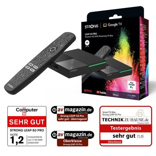 Strong 4K Streaming Box Google TV LEAP-S3 PRO Strong 4K Streaming Box Google TV LEAP-S3 PRO