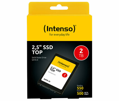 Intenso SSD 2TB SATA-III 6.35cm (2.5Z), Top 3812470 Intenso SSD 2TB SATA-III 6.35cm (2.5Z), Top 3812470
