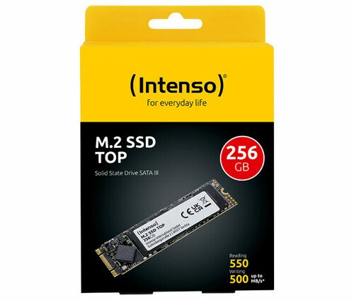 Intenso SSD 256GB SATA-III M.2 2280, Top 3832440