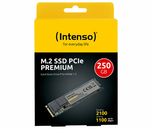 Intenso SSD 250GB PCIe 3.0 M.2 2280, NVMe 3835440