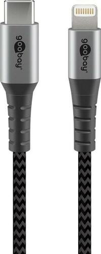 Goobay Sync/Ladekabel Lightning USB-C,1m 49271