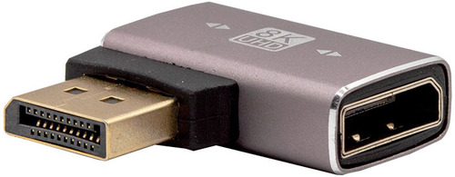 E+P Elektrik DisplayPort Winkeladapter 1.4,rechts DP 9 U LOSE