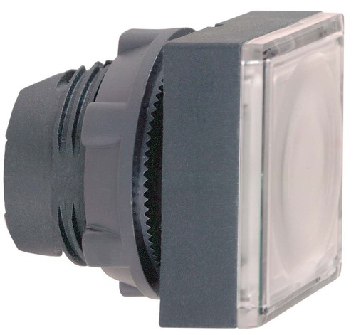 Schneider Electric Leuchttaster fl, quadr. f.LED weiß ZB5CW313