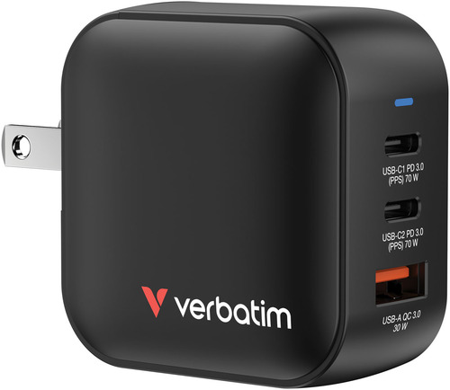 Verbatim Ladeadapter Mini GaN, 70W 32229