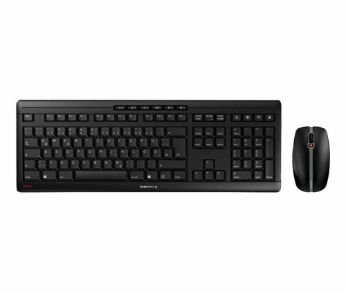 Cherry Tastatur-Maus Set DE,2400 pi, Wireless STREAM Desktop Rech
