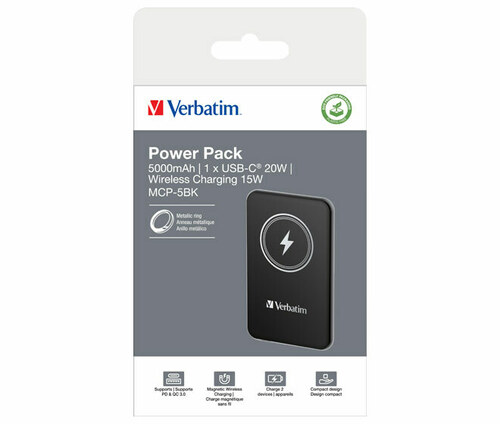 Verbatim Akku Powerbank 5.000mAh, MCP-5BK 32240