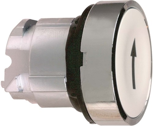 Schneider Electric Drucktaster flach, weiß,Pfeil auf ZB4BA334