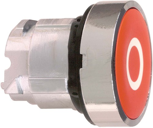 Schneider Electric Drucktaster flach, rt, (0) ZB4BA432