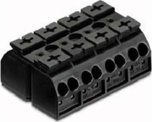 WAGO GmbH & Co. KG 4L-Gerätanschlussklemme 1+4 4-polig schwarz 862-594