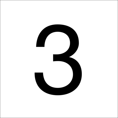 RZB Ziffer schwarz 100mm f.Hausnummernleuchte 99222.003.3 RZB Ziffer schwarz 100mm f.Hausnummernleuchte 99222.003.3