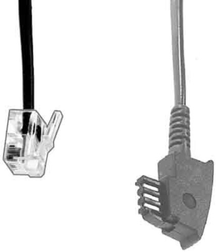 E+P Elektrik Telefon-Anschlusskabel 6m T36