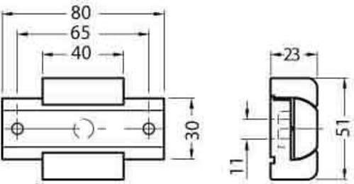 Sick Befestigungssatz 2 Haltewinkel schwenkb 2 017 751