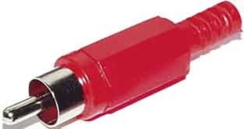 E+P Elektrik Cinchstecker rot CS 1 K LOSE R