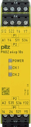 Pilz Sicherheitsschaltgerät 10/24VDC 1so 1so t PNOZ e4vp #774181