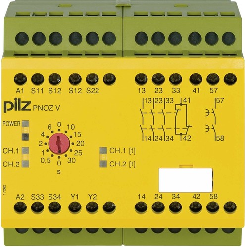 Pilz Not-Aus-Schaltgerät 30s24DC 3n/o1n/c1n/o PNOZ V 30s 24VDC