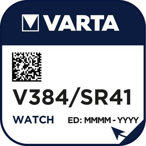Varta Cons.Varta Uhren-Batterie 1,55V/37mAh/Silber V 384 Stk.1