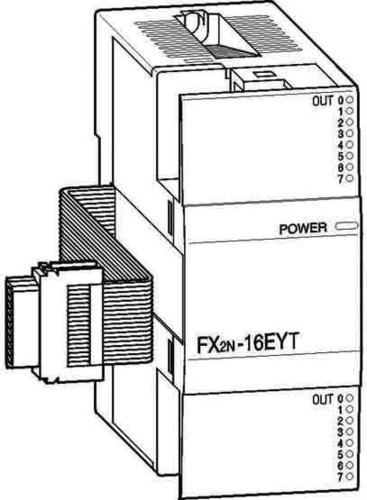 Mitsubishi Electric Erweiterungsgerät 16 Transistorausgäng FX2N-16EYT-ESS/U