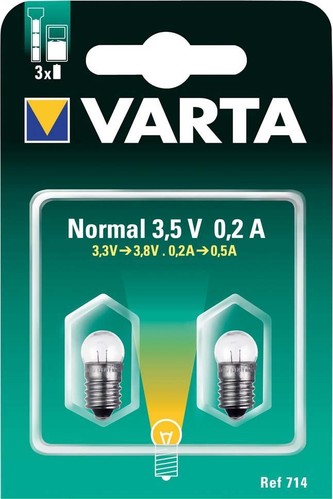 Varta Cons.Varta Glühlampe 3,5V 714 Bli.2