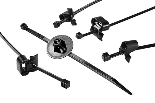 HellermannTyton Befestigungsbinder 200x4,6 schwarz T50ROSSBS5-HS-BK-D1